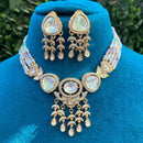 Royal Kundan Jewellery Luxe Polki Kundan And Pearl Designer Necklace Set