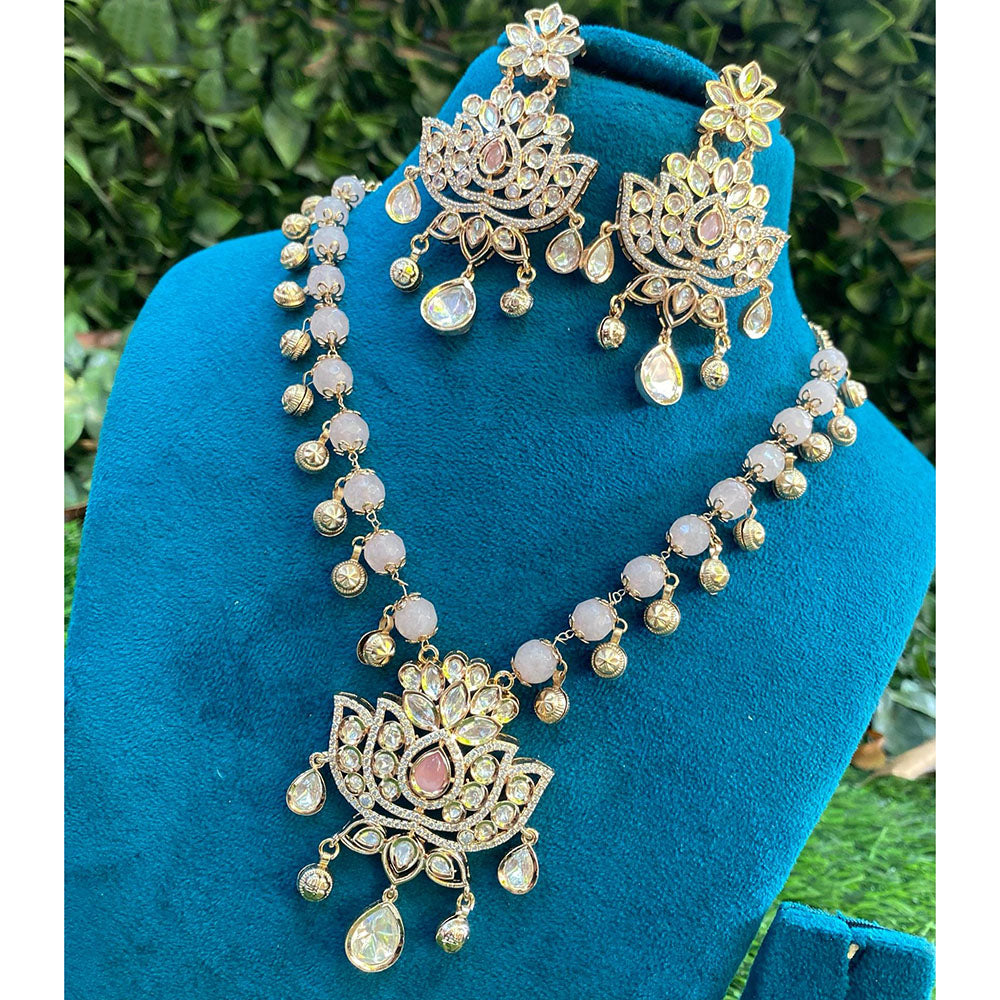 Royal Kundan Jewellery Luxe Polki Kundan And Pearl Designer Necklace Set