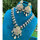 Royal Kundan Jewellery Luxe Polki Kundan And Pearl Designer Necklace Set