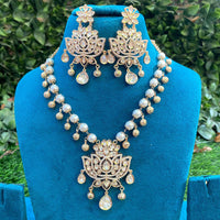Royal Kundan Jewellery Luxe Polki Kundan And Pearl Designer Necklace Set