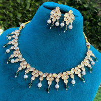 Royal Kundan Jewellery Luxe Polki Kundan And Pearl Designer Necklace Set