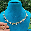 Royal Kundan Jewellery Polki Kundan and Meenakari Exquisite Leaf Necklace Set
