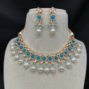 Royal Kundan Jewellery Polki Kundan Pearl Beads Necklace Set