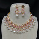 Royal Kundan Jewellery Polki Kundan Pearl Beads Necklace Set