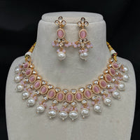 Royal Kundan Jewellery Polki Kundan Pearl Beads Necklace Set