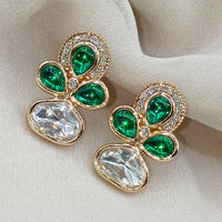 Royal Kundan Jewellery Designer Kundan Stone Dangler Earrings