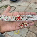 Royal Kundan Jewellery Nawabi Charm Polki Kundan Stone And Pearl Choker Necklace Set