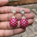 Royal Kundan Jewellery Royal Look Polki Kundan Stone Dangler Earrings