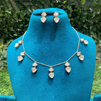 Royal Kundan Jewellery Designer Polki Kundan Stone Necklace Set