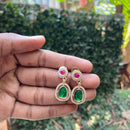 Royal Kundan Jewellery Royal Look Polki Kundan Stone Dangler Earrings