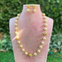 Royal Kundan Jewellery Beads Necklace Set