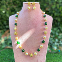 Royal Kundan Jewellery Beads Necklace Set