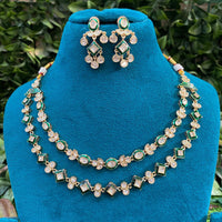 Royal Kundan Jewellery Heritage Polki Kundan And Meenakari Necklace Set