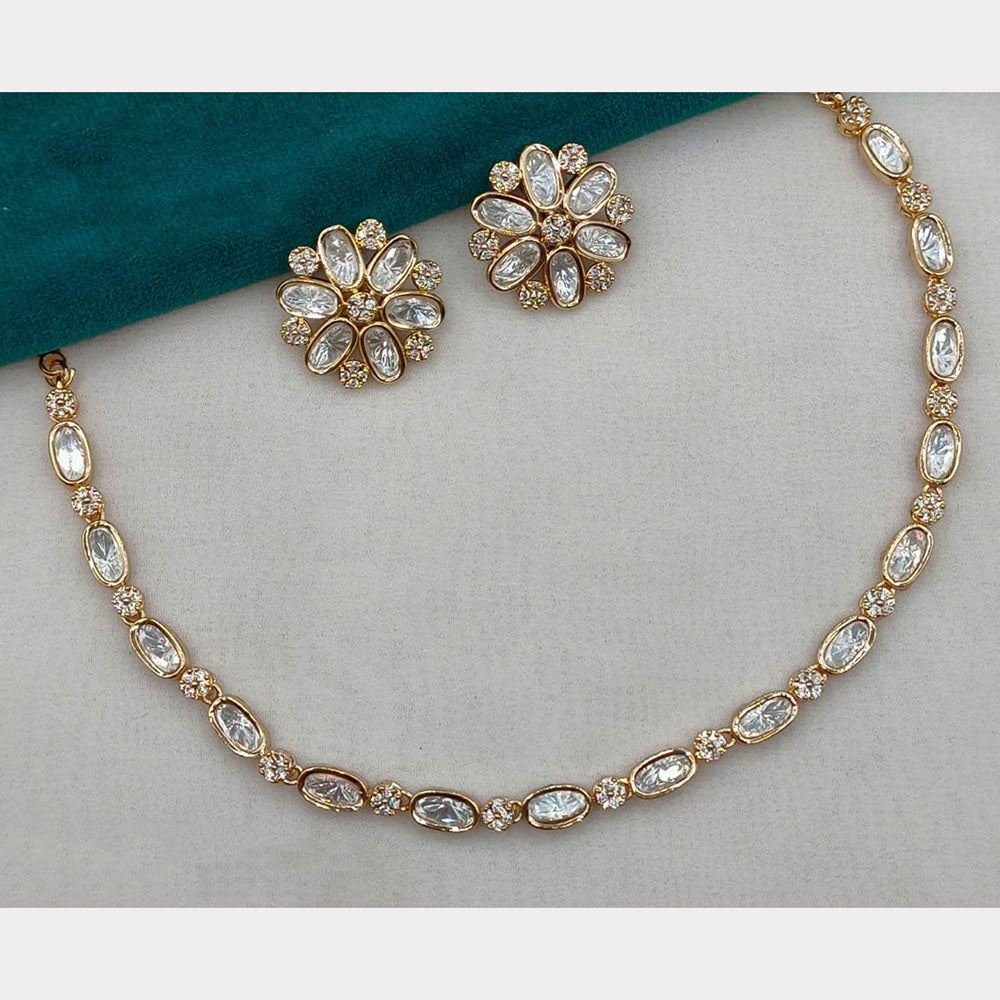 Royal Kundan Jewellery Heritage Polki Kundan Necklace Set