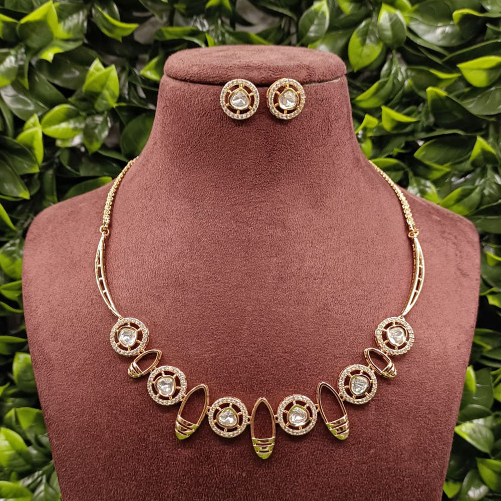 Royal Kundan Jewellery Heritage Polki Kundan Necklace Set
