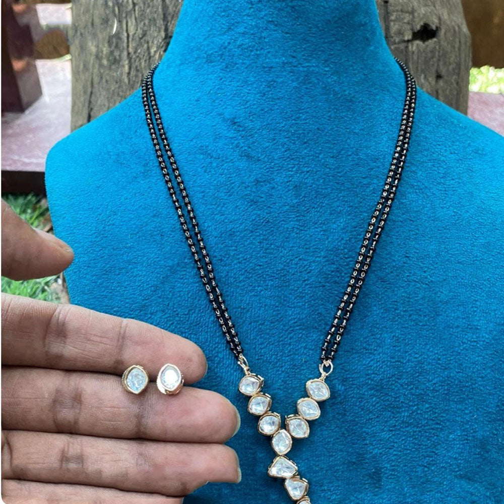 Royal Kundan Jewellery Polki Kundan Stone Designer Mangalsutra