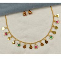 Royal Kundan Jewellery Stylish Pota Stone Necklace Set