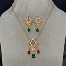 Royal Kundan Jewellery Trendy Polki Kundan Stone And Beads Necklace Set