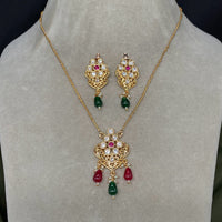 Royal Kundan Jewellery Trendy Polki Kundan Stone And Beads Necklace Set