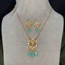 Royal Kundan Jewellery Trendy Polki Kundan Stone And Beads Necklace Set