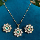 Royal Kundan Jewellery Trendy Polki Kundan Stone And Pearl Necklace Set