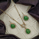 Royal Kundan Jewellery Trendy Polki Kundan Stone Necklace Set