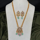Royal Kundan Jewellery Trendy Polki Kundan Stone And Beads Necklace Set