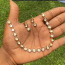 Royal Kundan Jewellery Grand Polki Kundan Stone Necklace Set