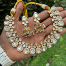 Royal Kundan Jewellery Heritage Polki Kundan Stone Necklace Set