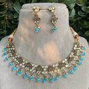 Royal Kundan Jewellery Polki Kundan Stone And Pearl Necklace Set