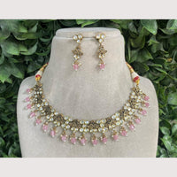 Royal Kundan Jewellery Designer Polki Kundan Stone And Pearl Necklace Set