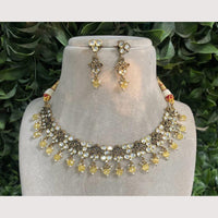 Royal Kundan Jewellery Designer Polki Kundan Stone And Pearl Necklace Set