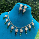 Royal Kundan Jewellery Polki Kundan Stone  And Beads Necklace Set