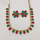 Royal Kundan Jewellery Grand Pota Stone Necklace Set