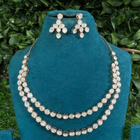 Royal Kundan Jewellery Grand Polki Kundan Stone Neckalce Set
