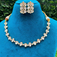 Royal Kundan Jewellery Polki Kundan Necklace Set