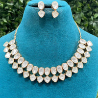 Royal Kundan Jewellery Polki Kundan Necklace Set