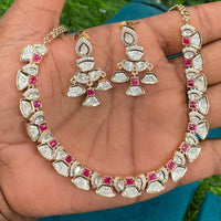 Royal Kundan Jewellery Polki Kundan Necklace Set