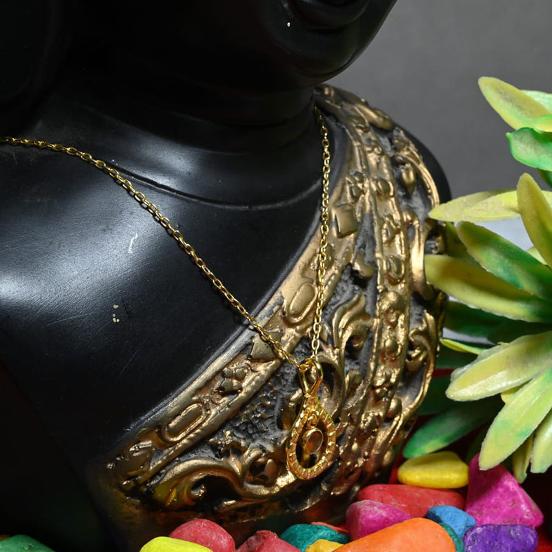 Mahaprabhu Jewellers Gold Plated Chain Pendant