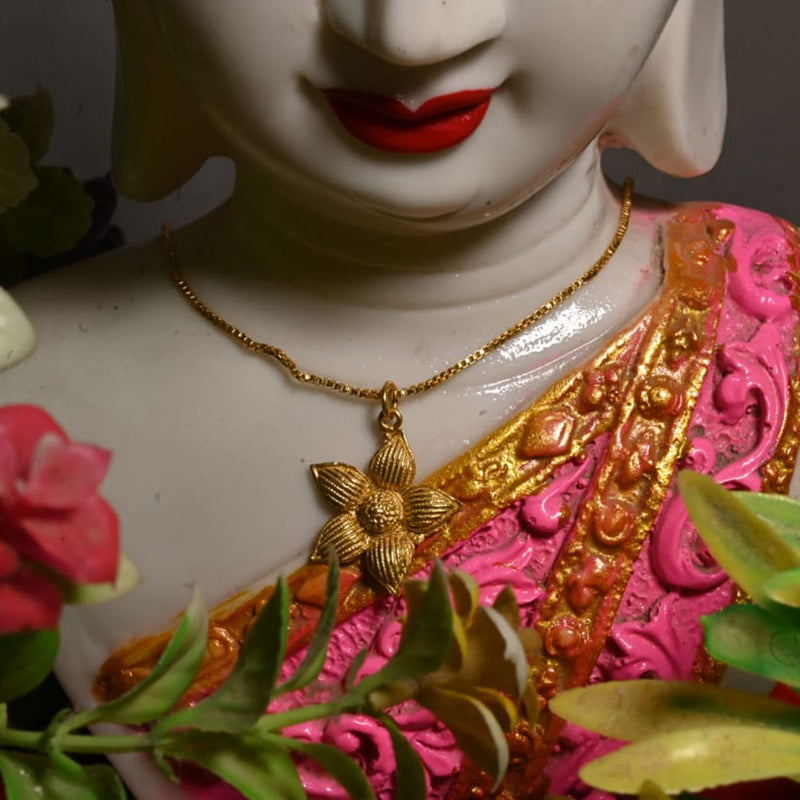 Mahaprabhu Jewellers Gold Plated Chain Pendant