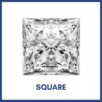 Golay Buchel Square Step Cut Shape Cubic Zirconia Stone (1.5 mm to 8 mm)