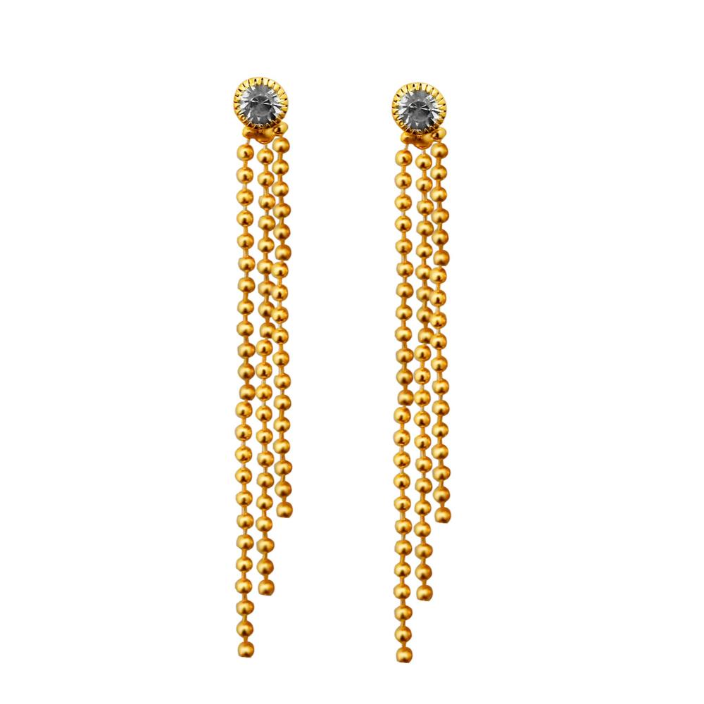 Hania Jewels Gold Plated Dangler Earrings