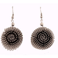 Hania Jewels Oxidised Plated Dangler Earrings