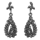 Hania Jewels Black Plated Dangler Earrings