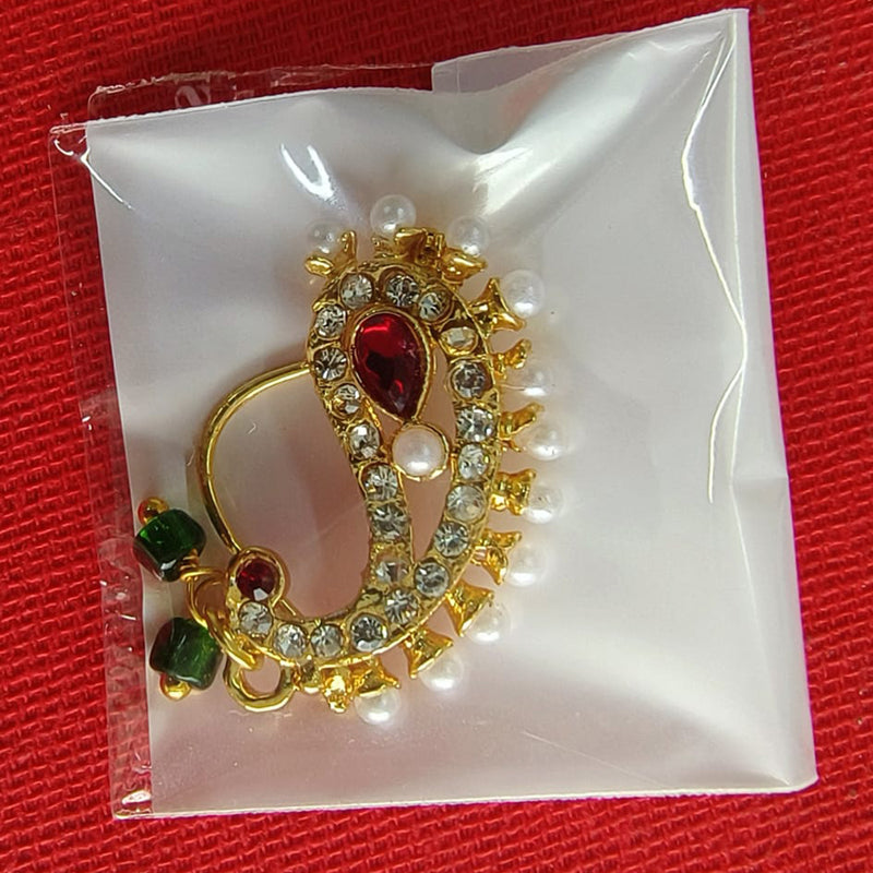 Disha Imitation Gold Plated Austrian Stone Nath