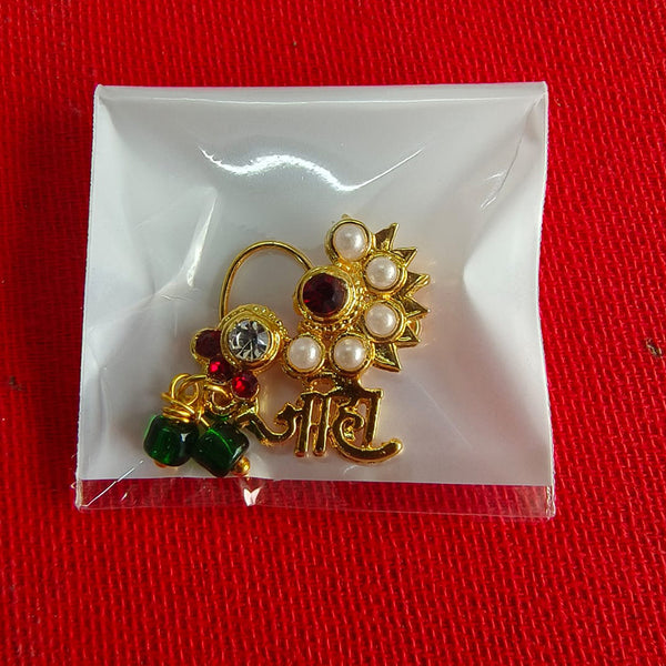 Disha Imitation Gold Plated Austrian Stone Nath