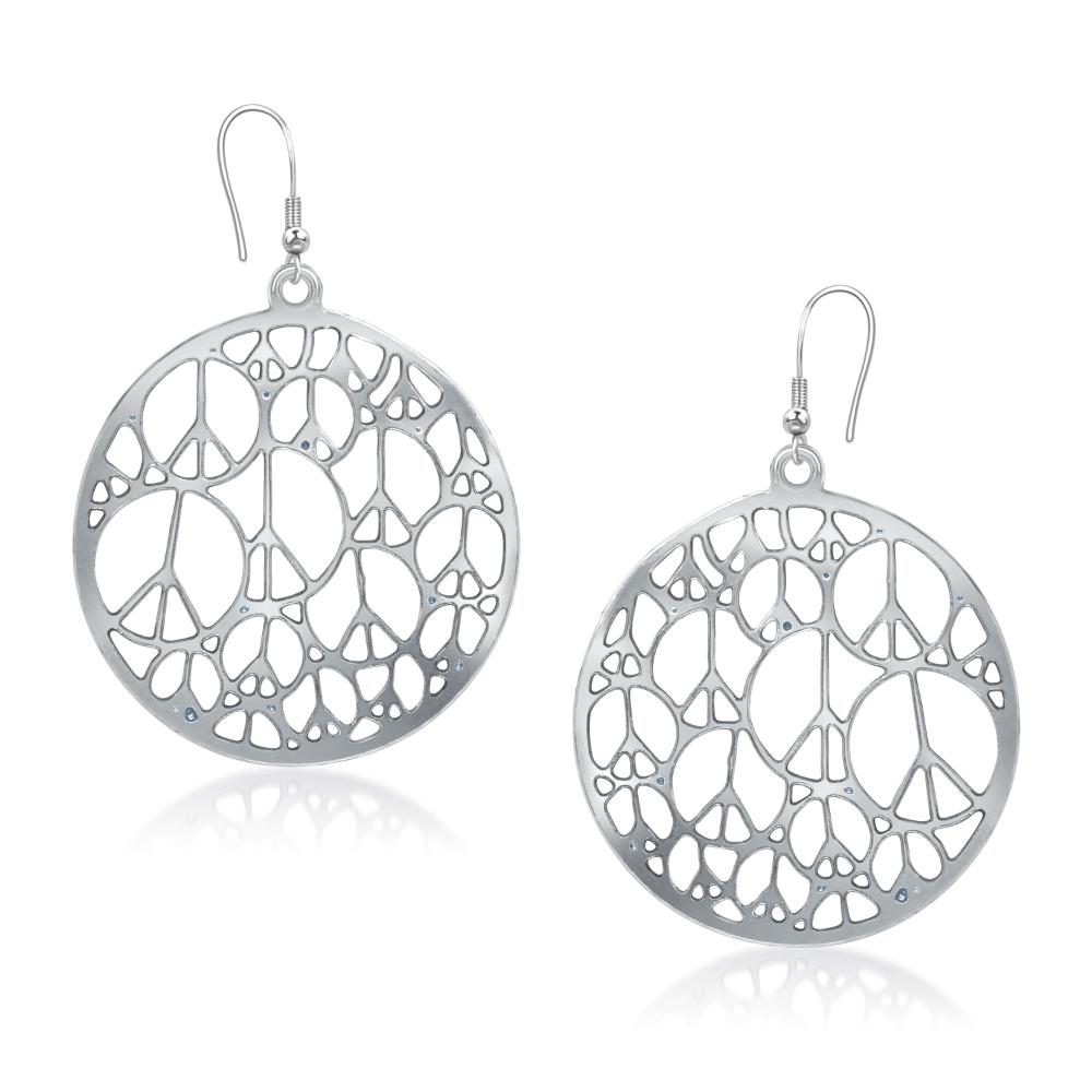 Hania Jewels Silver Plated Dangler Earrings