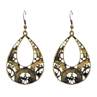 Hania Jewels 2 Tone Plated Dangler Earrings