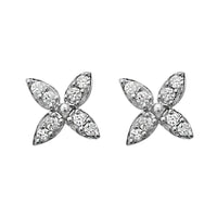 Hania Jewels Gold Plated Aurtain Stone Studs Earrings