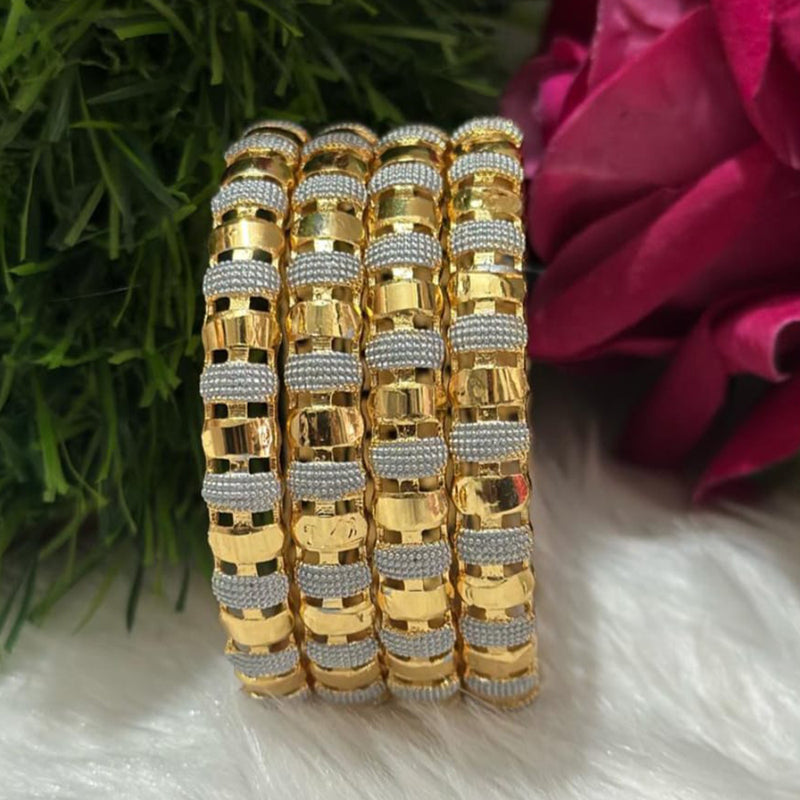 Shreenath Sales 2Tone Plated Bangles Set